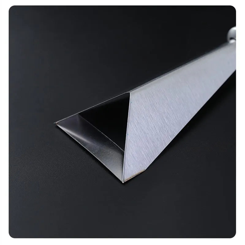 Stainless Steel Triangle Fruit Carving Knife Fruit Platter Artifact Triangle Vegetable Knife Non-slip Carving Blade Kitchen Tool