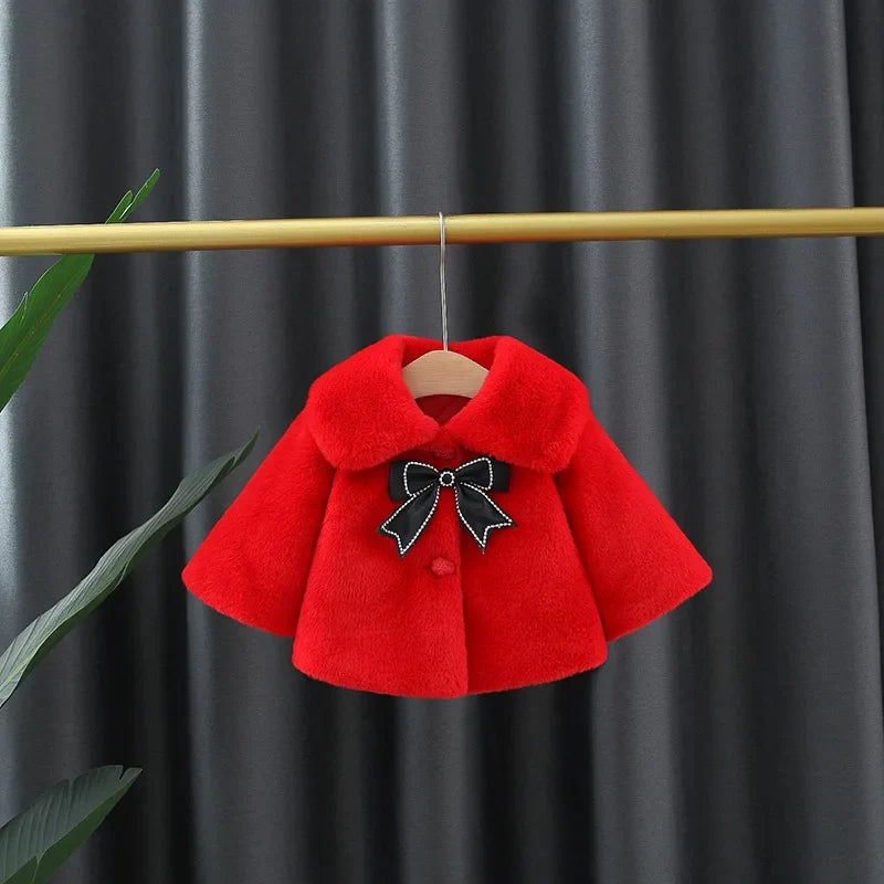 Winter Baby Girl Clothes Windproof Warm Toddler Cotton Coat New Born Korean Style Jacket For Girls Infant Overalls Kids Wear (Available)