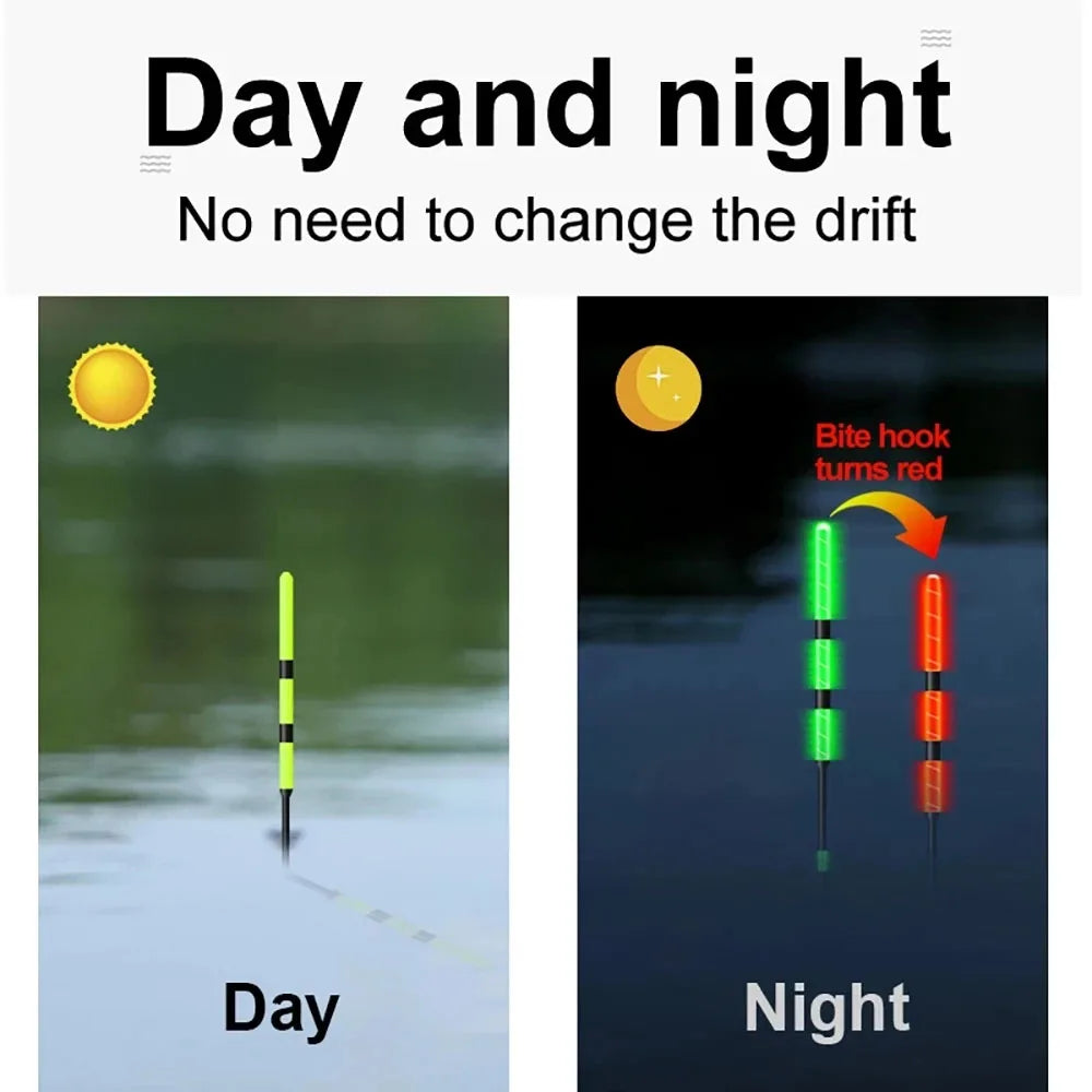 Fishing Float Set Led Smart Electronic Luminous Floats 3g 5g 7g 10g 13g 15g 20g Gravity Sensing Winter Summer Fishing