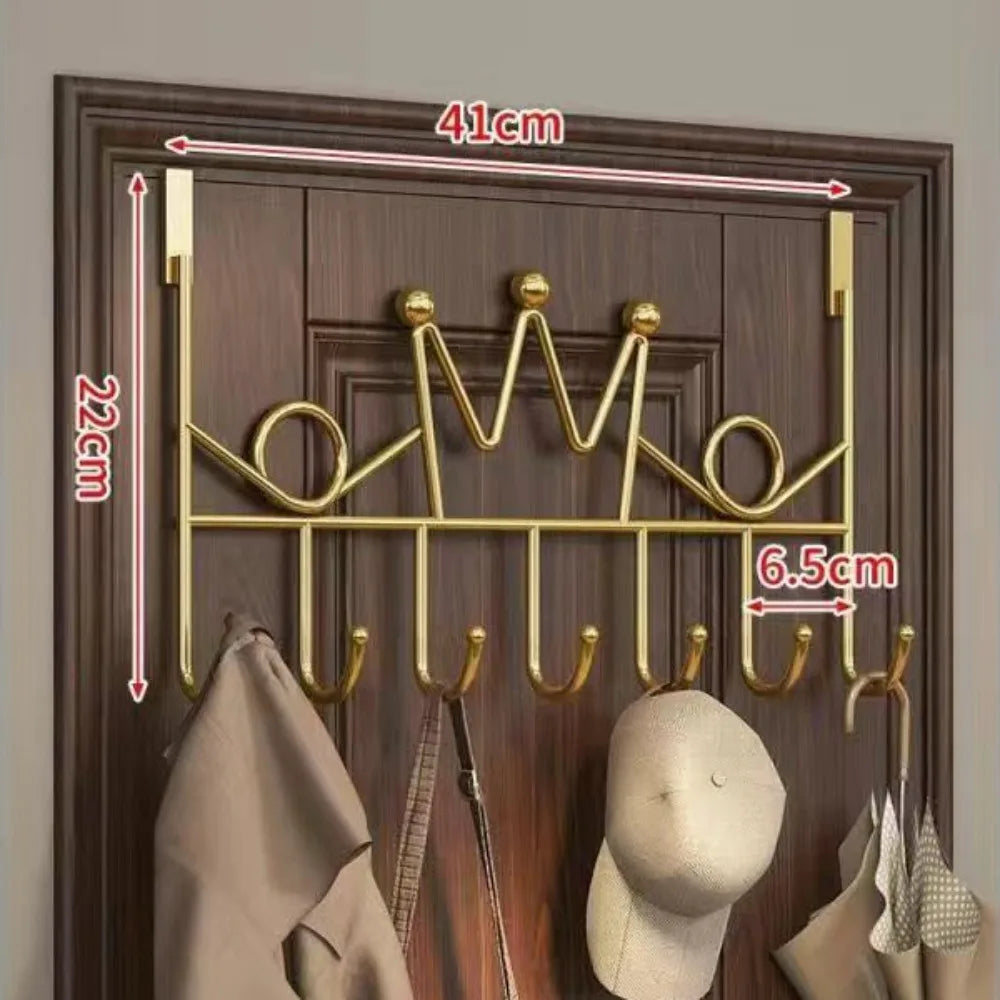 New No Punch Door Storage Hook Universal Household Home Storage Rack Multifunction Traceless Wall Hanger Hook