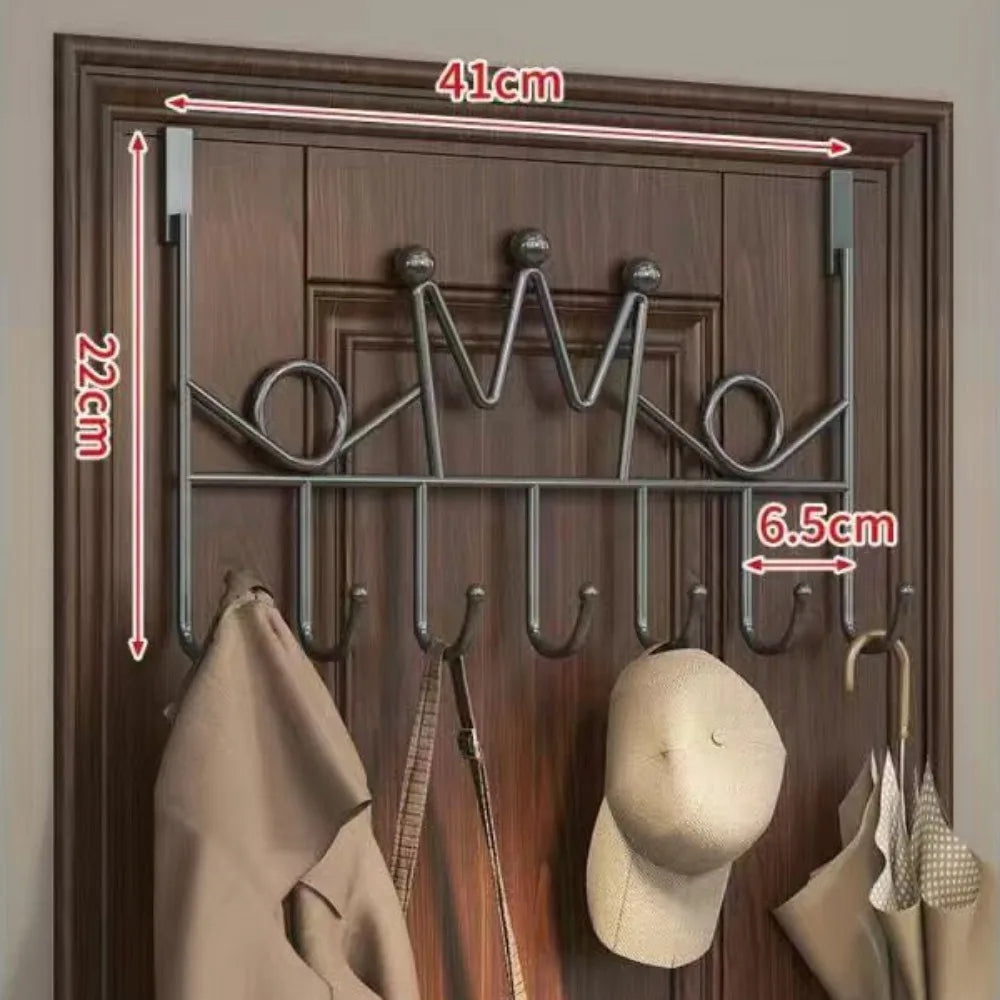New No Punch Door Storage Hook Universal Household Home Storage Rack Multifunction Traceless Wall Hanger Hook