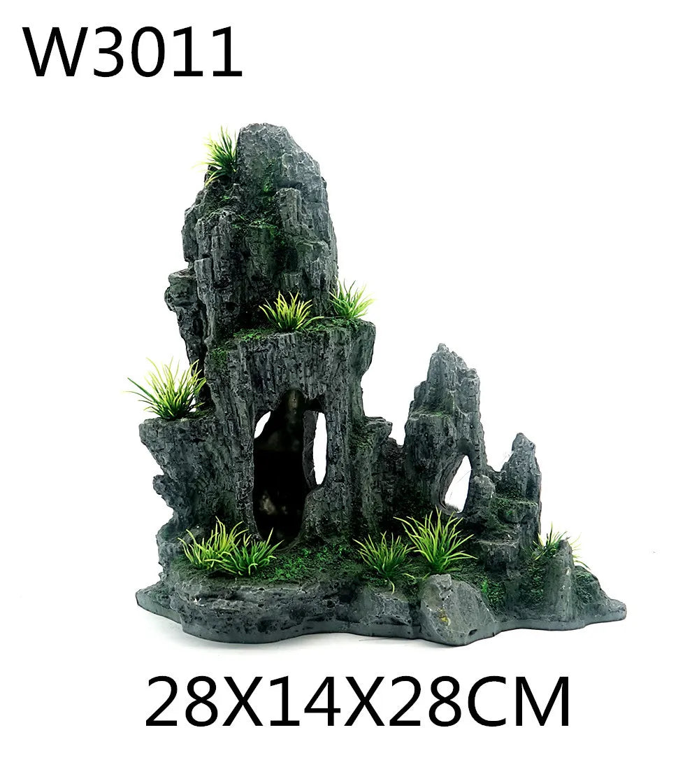 Aquarium landscaping, simulated aquatic plants, fish tank, aquarium landscaping resin