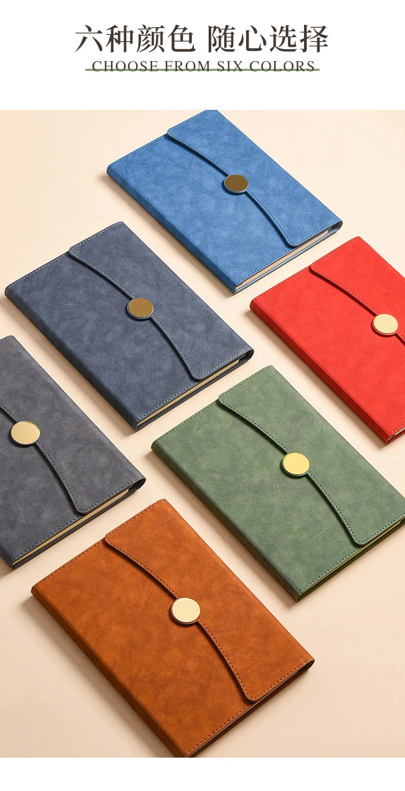 A5 Creative Tri-fold Business Notebook, Office Work Meeting Notepad