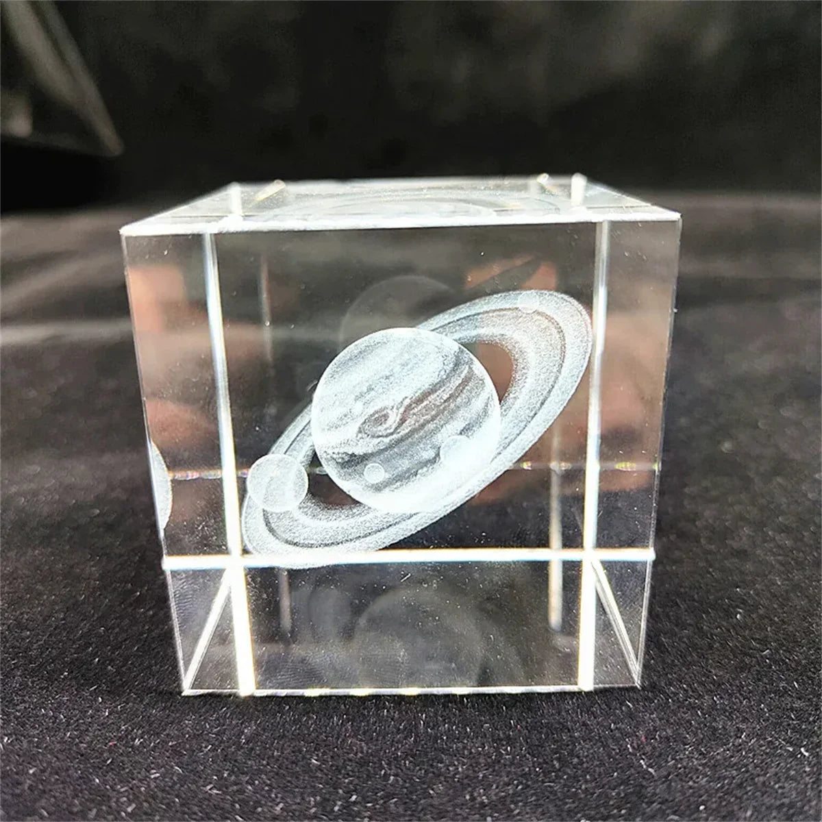 Rain Clouds Raindrop Cloud Square Crystal Ornaments Heart Shape Home Office Decor Birthday Valentine's Day Gifts