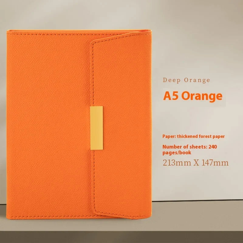 Thickened upgraded high-end notebook diary notebook A5 retro high-end PU leather classic travel diary notebook (single notebook)