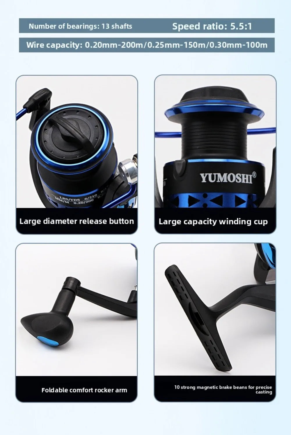 Fishing Gear 1.6m 1.8m 2.1m Surf Fishing Rod Spinning/Casting Rotating Casting Rod Universal Carbon Fiber Rod Sport Fishing