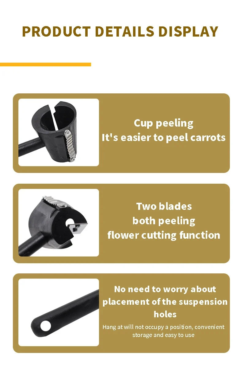 Vegetable Fruit Cutter Household Spiral Funnel Flower Shredder Peeler Artifact Portable Fast Carrot Cutter Slicer Spiral Cutter