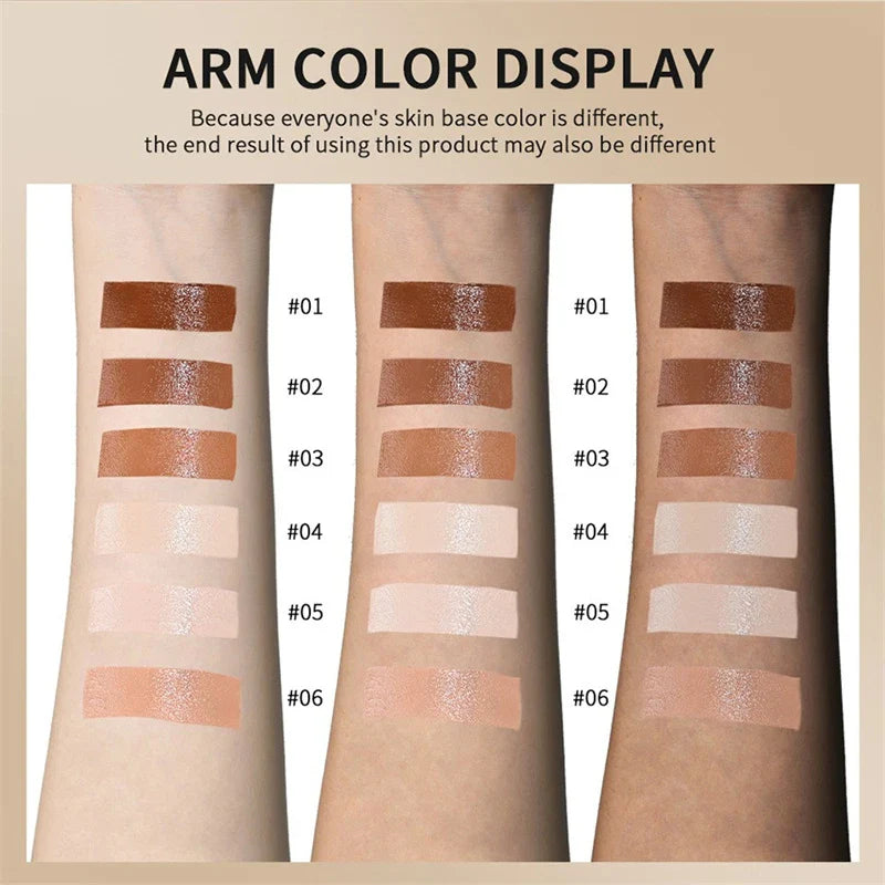 Stick Foundation Balm Brighten Skin Tint Foundation Stick Smooth Plumper Hight Coverage Travel Bronze Foundation Stick Makeup