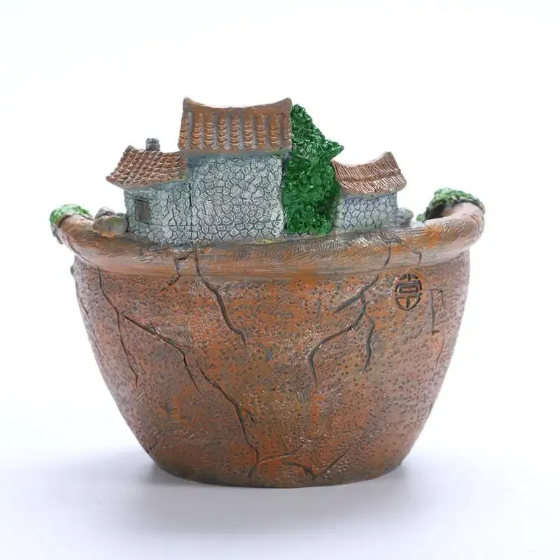 Succulent Plants Planter Flowerpot Resin Flower Pot Desktop Potted Holder Home Garden Decoration Plants Holder