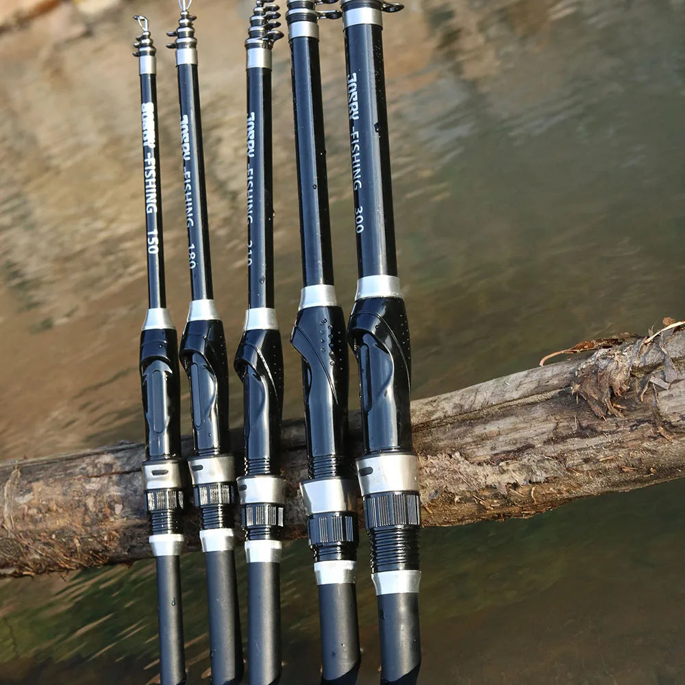 Fishing Rod Feeder Surf Rock 1.5M 1.8M 2.1M 2.4M 2.7M 3.0M Telescopic Ultralight Portable Sea Travel