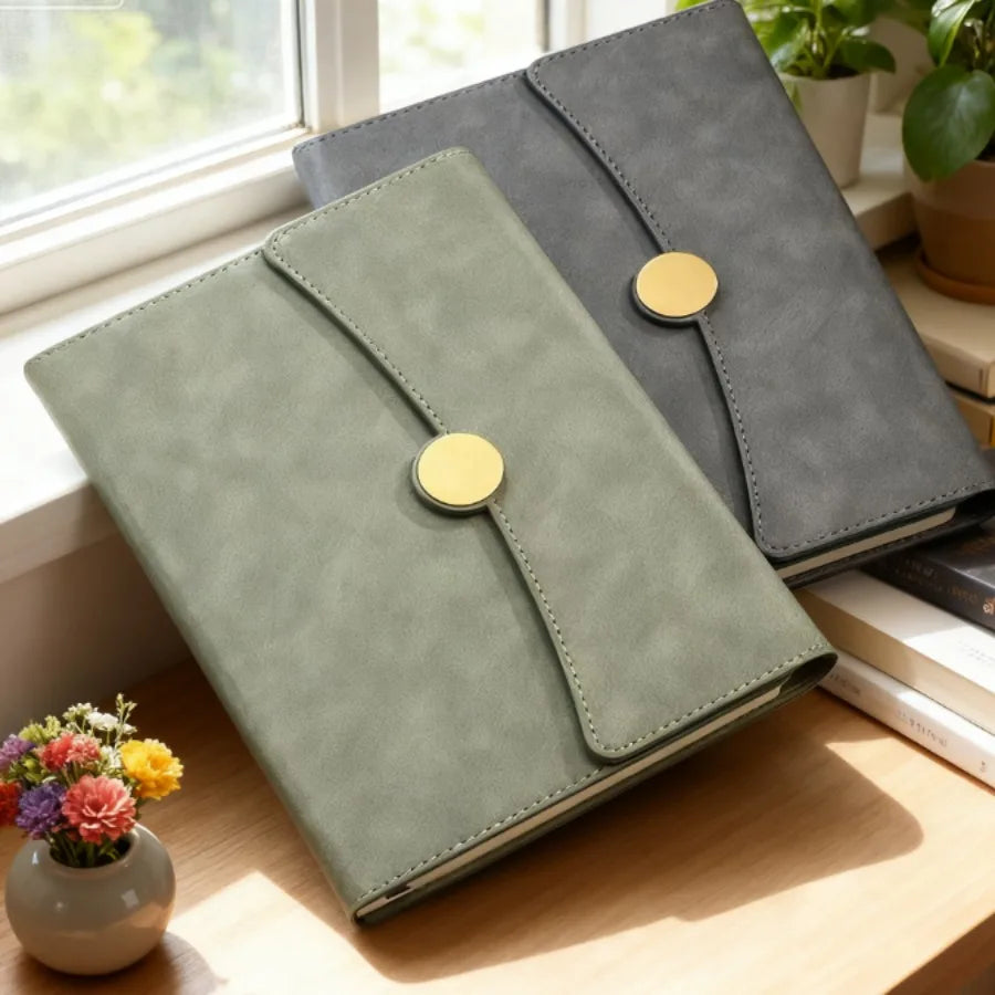 A5 Creative Tri-fold Business Notebook, Office Work Meeting Notepad