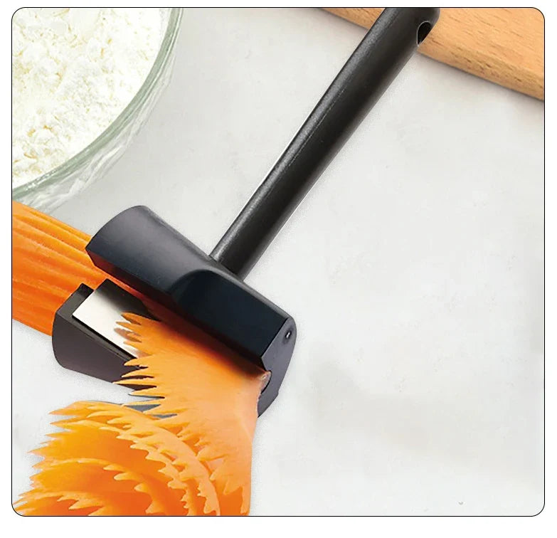 Vegetable Fruit Cutter Household Spiral Funnel Flower Shredder Peeler Artifact Portable Fast Carrot Cutter Slicer Spiral Cutter