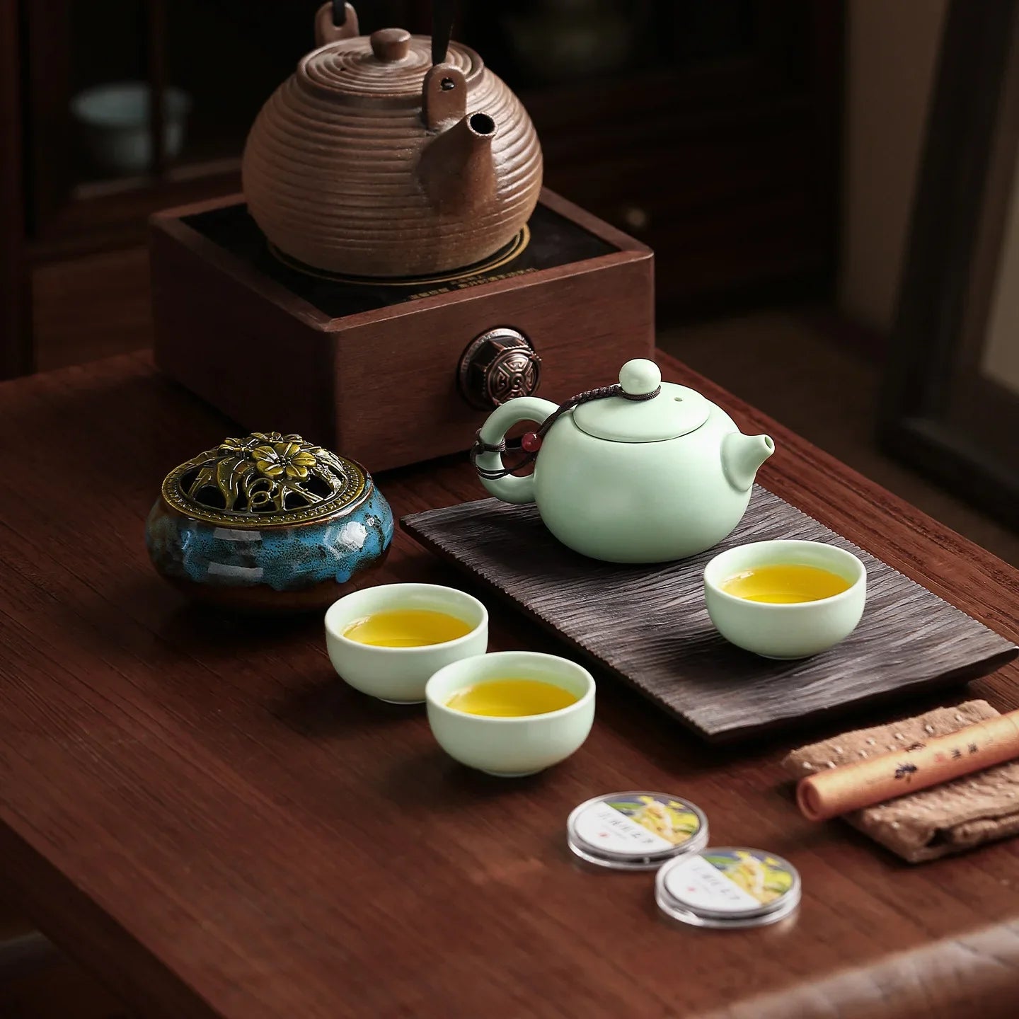 Guochao Forbidden City merchandise tea set gift set to give customers souvenir business enterprise practical gift