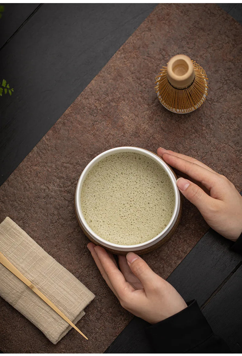 Japanese Tea Whisk Holder Matcha Ceremony Matcha Whisk Container Green Tea Chasen Holder Stand Bowl Teahouse Teaware Supplies