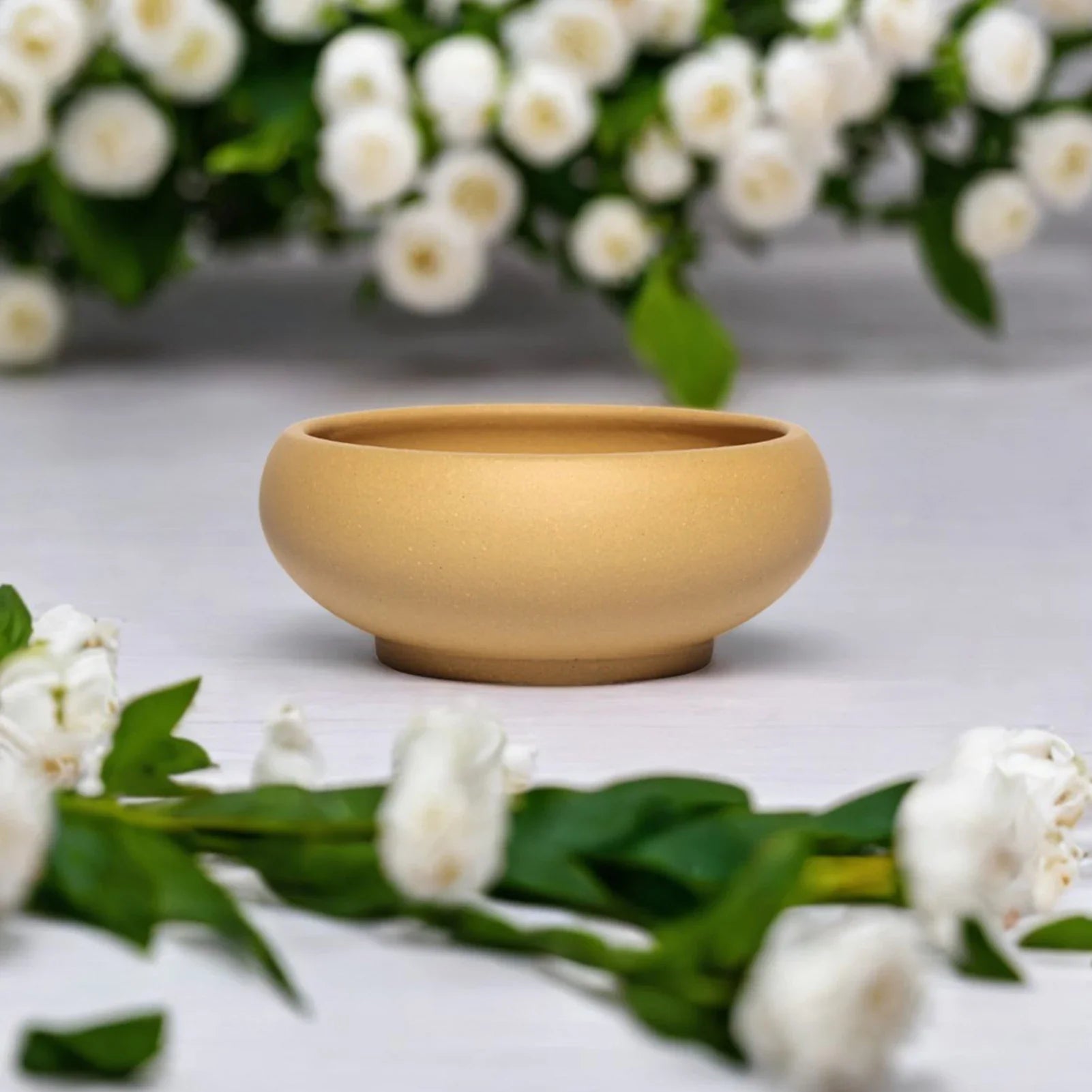 Flowerpot Red Stoneware Flower Pots With Drain Hole Elegant Promote Healthy Growth Planter For Balcony Living Room Bedroom