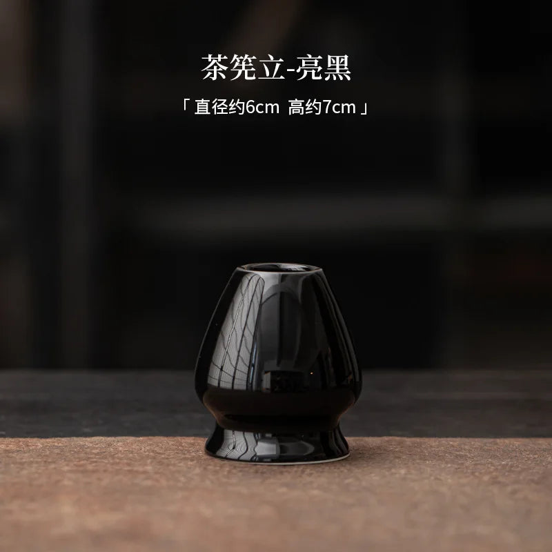 Japanese Tea Whisk Holder Matcha Ceremony Matcha Whisk Container Green Tea Chasen Holder Stand Bowl Teahouse Teaware Supplies