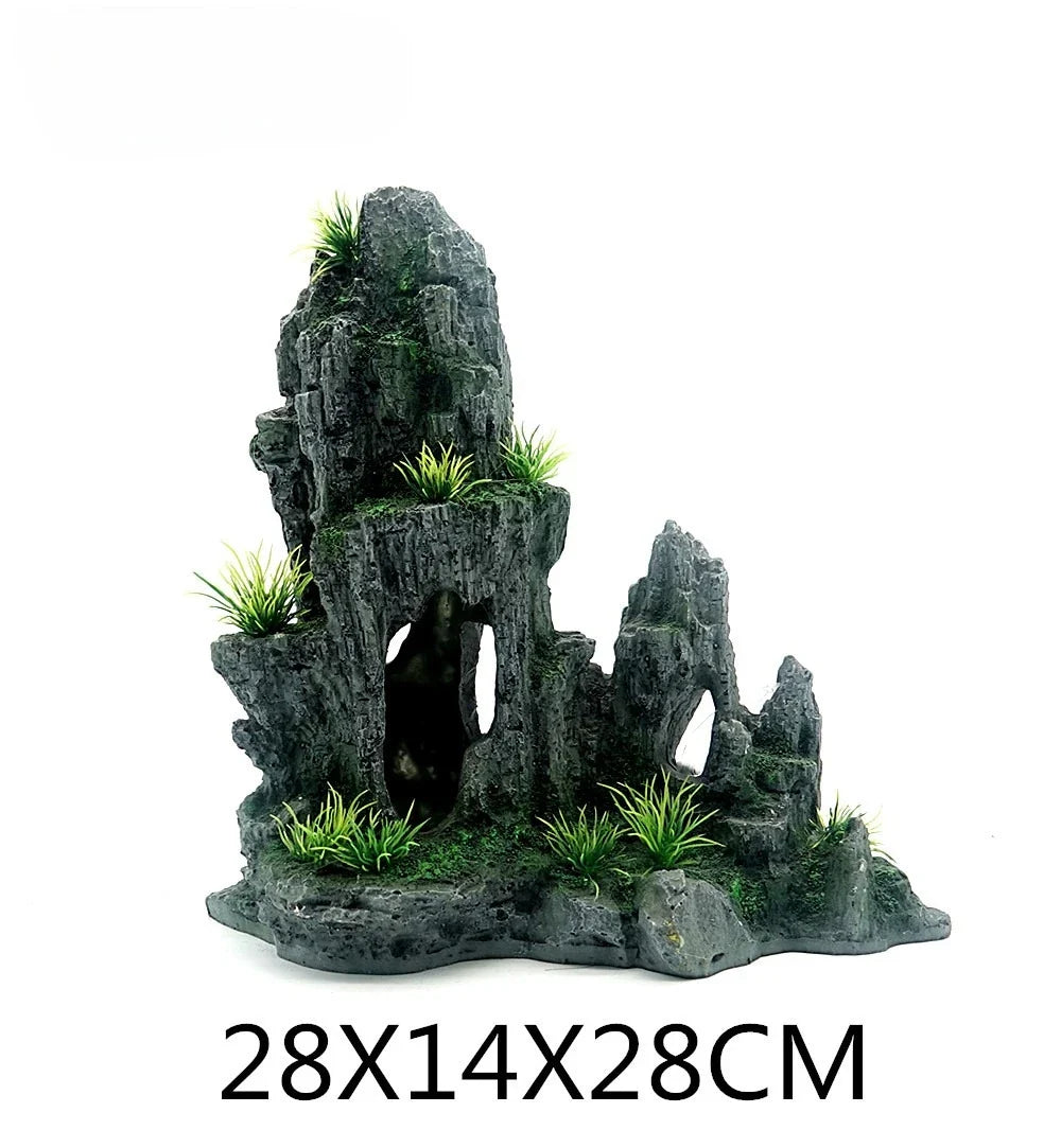 Aquarium landscaping, simulated aquatic plants, fish tank, aquarium landscaping resin
