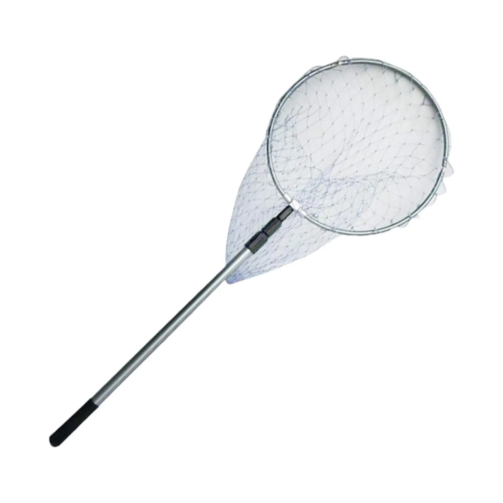 Fish Landing Net Long Handle Fish Releasing Net for Freshwater Men Women