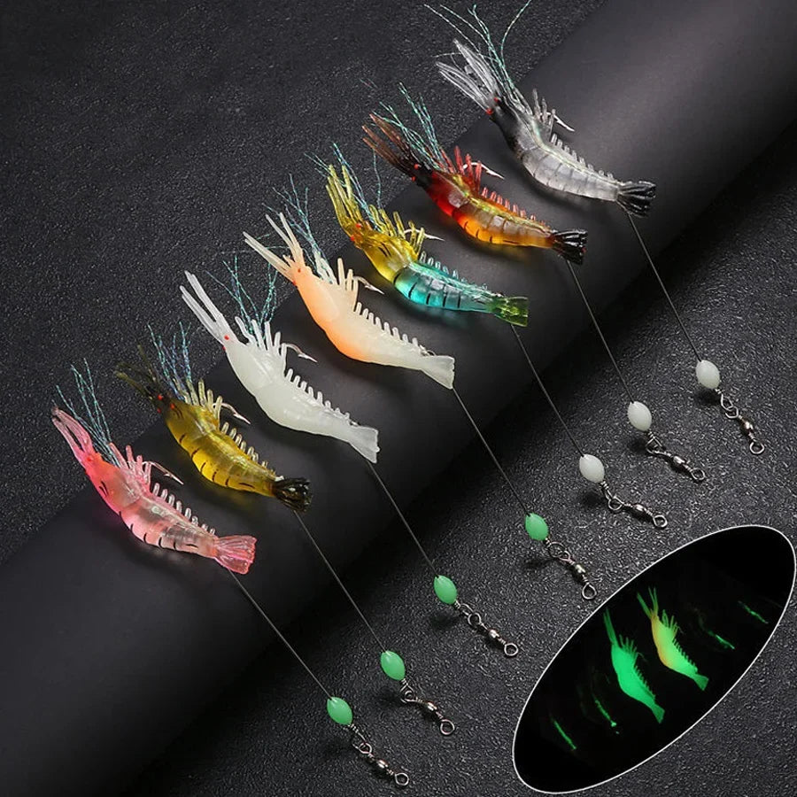Shrimp Lures Fishing Lures Artificial Fishing Bait Isca Artificial  Ascesorios Pesca