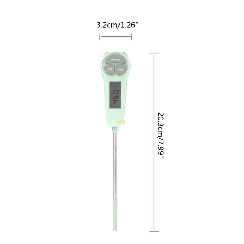 High Sensibility BBQ Thermometer LCD Readout Kitchen Liquid Thermometer