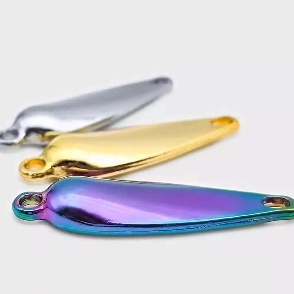 Anti-Rust Artificial Fly Fishing Lure Set Angling Gear Durable Fishing Spinner Baits Fishing Lure Metal Propeller Fishing Bait