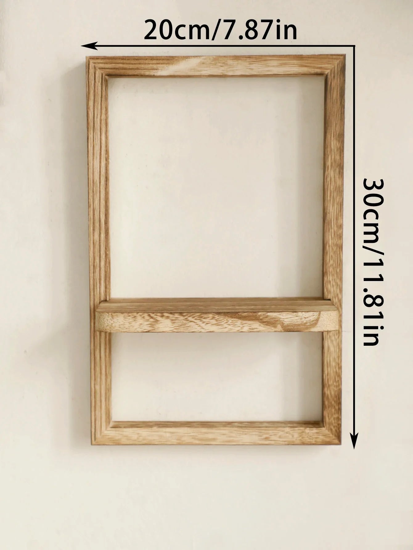 Wooden Display Shelf Floating Shelves Rustic Wood Shelves Wall Storage for Kitchen Bedroom Over Toilet Small Wall Mounted Gifts