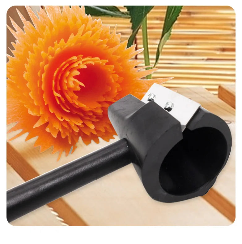 Vegetable Fruit Cutter Household Spiral Funnel Flower Shredder Peeler Artifact Portable Fast Carrot Cutter Slicer Spiral Cutter