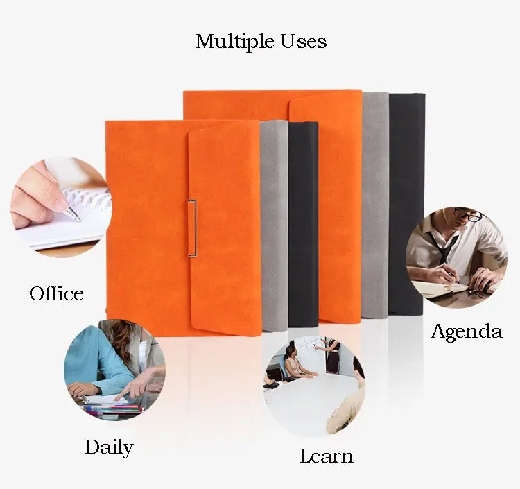 Binder Notebook Pu Leather Bible Notepad Folder A5 B5 Diary Weekly Planner Agenda Planner Note Books Travel Journal