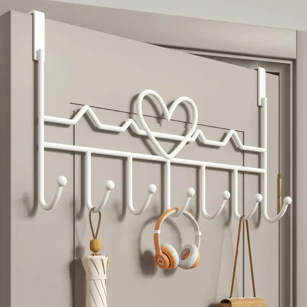 New No Punch Door Storage Hook Universal Household Home Storage Rack Multifunction Traceless Wall Hanger Hook