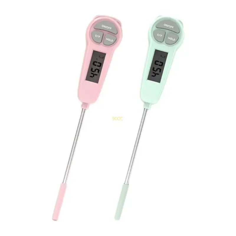 High Sensibility BBQ Thermometer LCD Readout Kitchen Liquid Thermometer