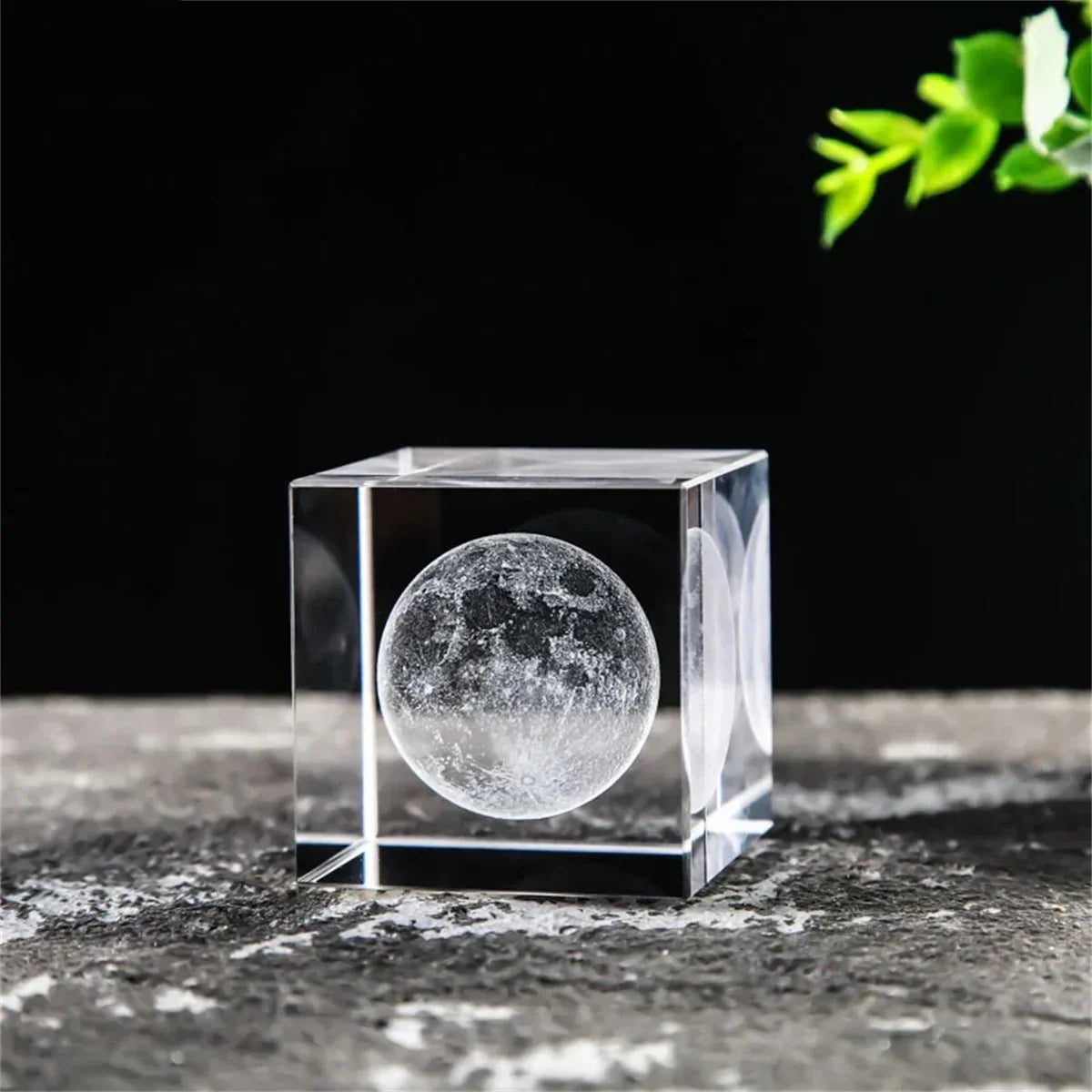 Rain Clouds Raindrop Cloud Square Crystal Ornaments Heart Shape Home Office Decor Birthday Valentine's Day Gifts