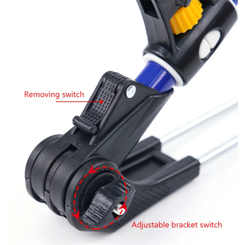 New Stainless Steel Thickened Telescopic Fishing Rod Bracket Fishing Rod Dual Purpose Bracket Fishing Rod Holder