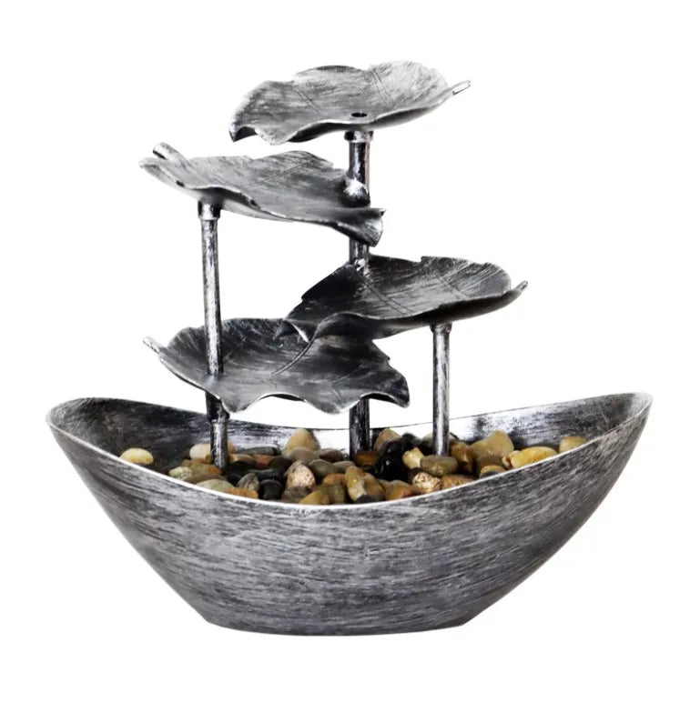 Home Decor Water Flow Decorative Ornaments New Display House Iron Interior Modern Living Home Desktop Metal Craft Decoration