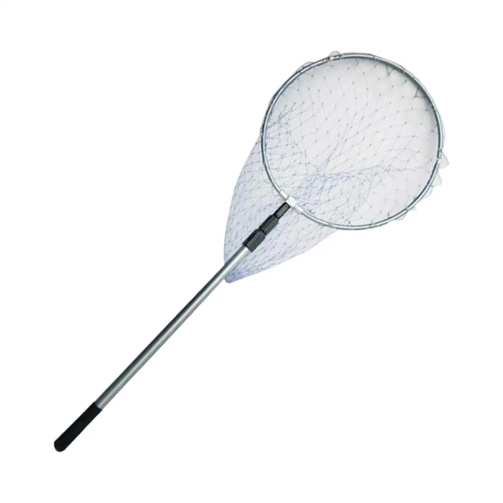 Fish Landing Net Long Handle Fish Releasing Net for Freshwater Men Women