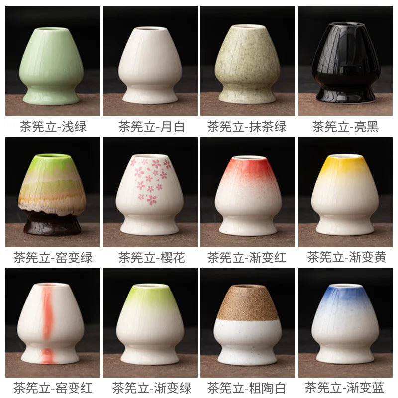 Japanese Tea Whisk Holder Matcha Ceremony Matcha Whisk Container Green Tea Chasen Holder Stand Bowl Teahouse Teaware Supplies