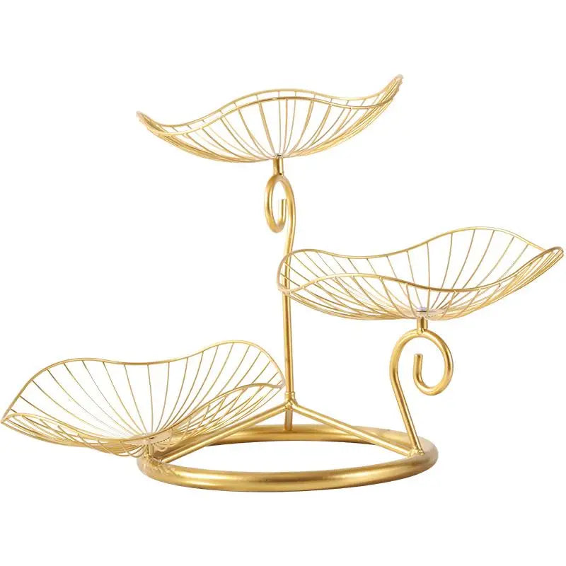Modern mat Fruit Tray Luxury Light Home Living Room Candy Basket Tea Table Snas Metal Material Nordic Sle