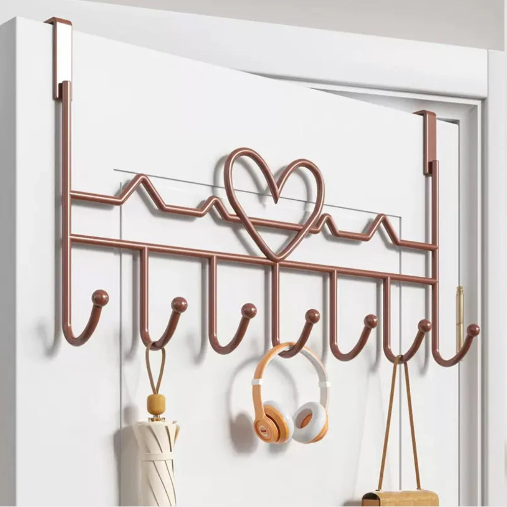 New No Punch Door Storage Hook Universal Household Home Storage Rack Multifunction Traceless Wall Hanger Hook