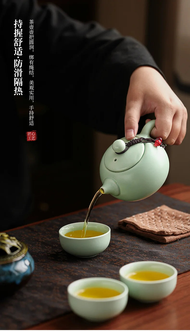 Guochao Forbidden City merchandise tea set gift set to give customers souvenir business enterprise practical gift