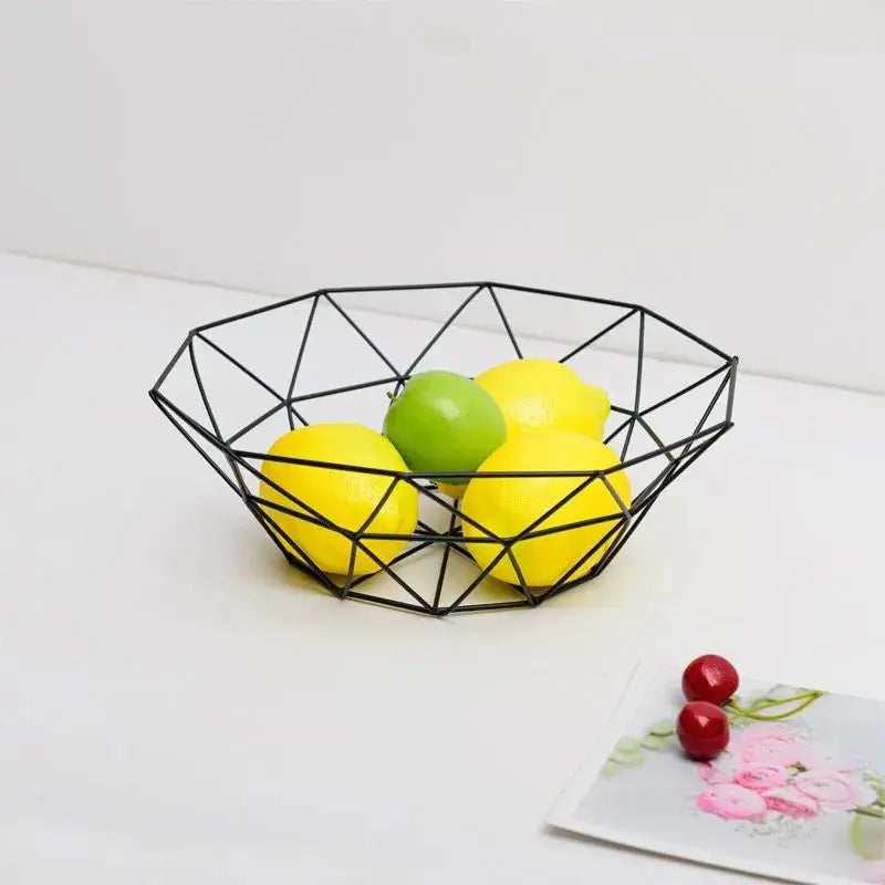 Modern mat Fruit Tray Luxury Light Home Living Room Candy Basket Tea Table Snas Metal Material Nordic Sle
