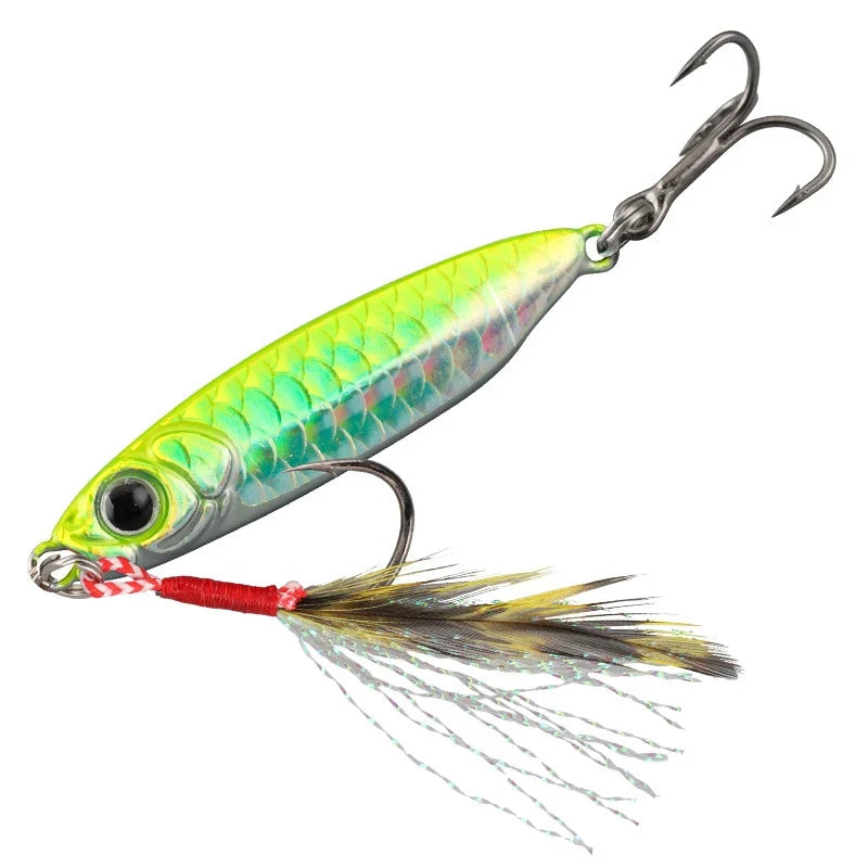 Metal Artificial Bait Jig 7g 10g 15g 20g 25g 30g Shore Casting Jigging lure Shore Casting Saltwater Fishing lure Bit