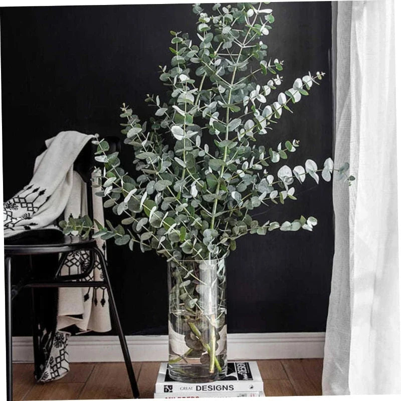 Transparent Acrylic Cylinder Vase,Living Room Flower Arrangement,Straight Tube Vase,Home Hydroponic Plant Container,For Flower