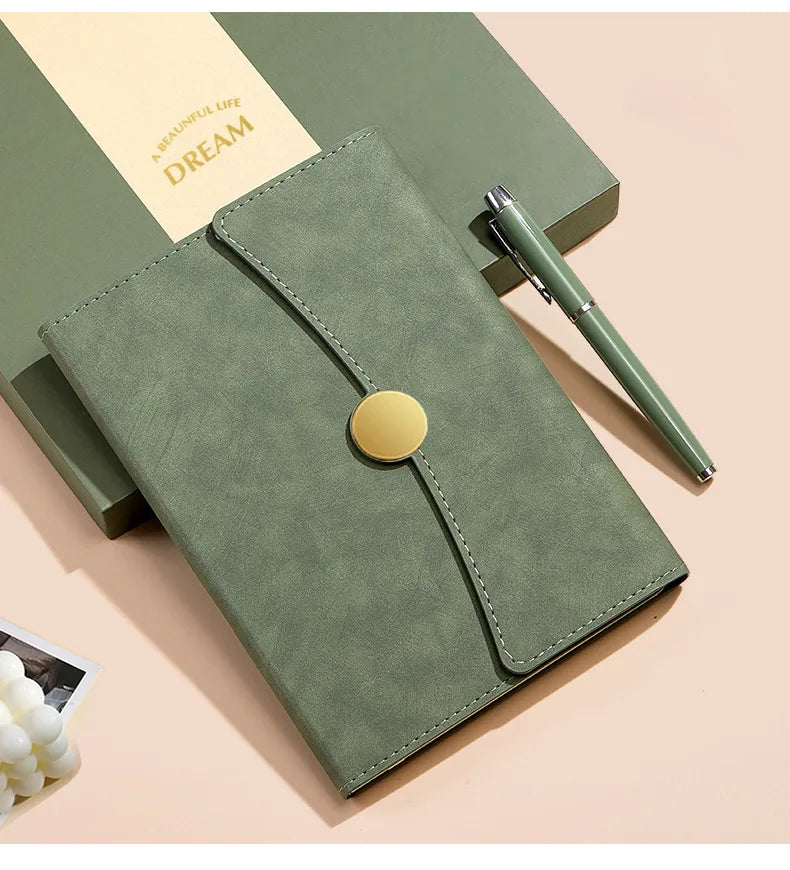 A5 Creative Tri-fold Business Notebook, Office Work Meeting Notepad