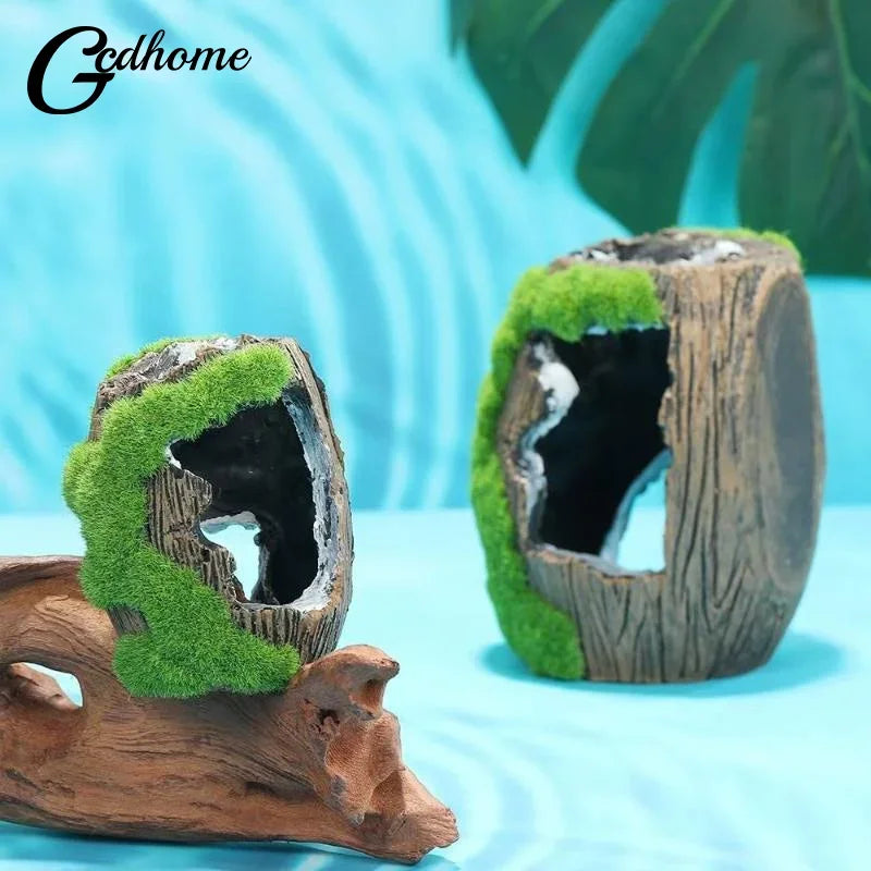 Aquarium  Decoration Fish  Shelter Fish Tank Resin  Ornaments Fish And  Hiding Cave Aquarium Landscaping