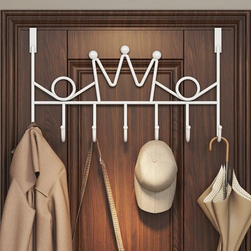 New No Punch Door Storage Hook Universal Household Home Storage Rack Multifunction Traceless Wall Hanger Hook