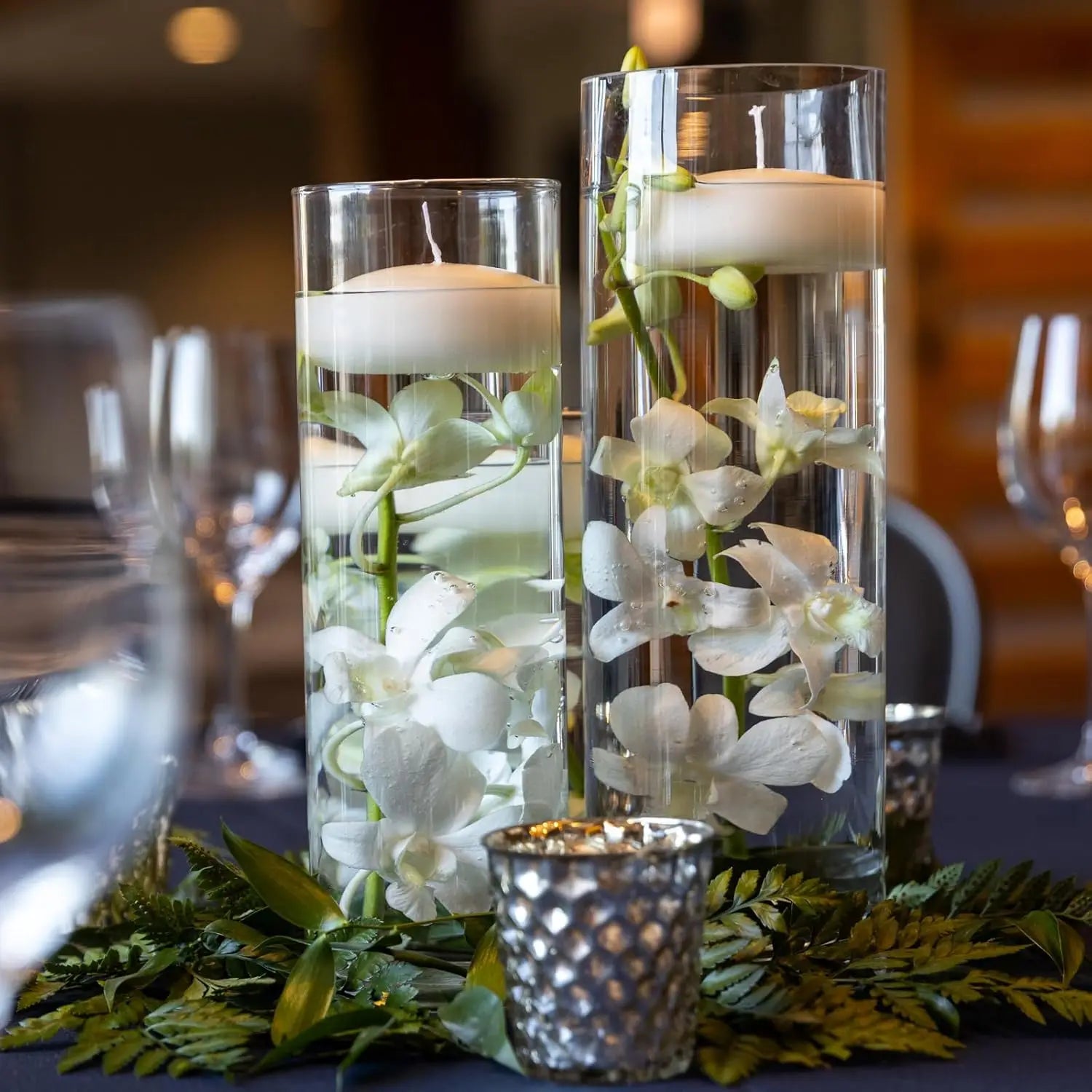 Transparent Acrylic Cylinder Vase,Living Room Flower Arrangement,Straight Tube Vase,Home Hydroponic Plant Container,For Flower