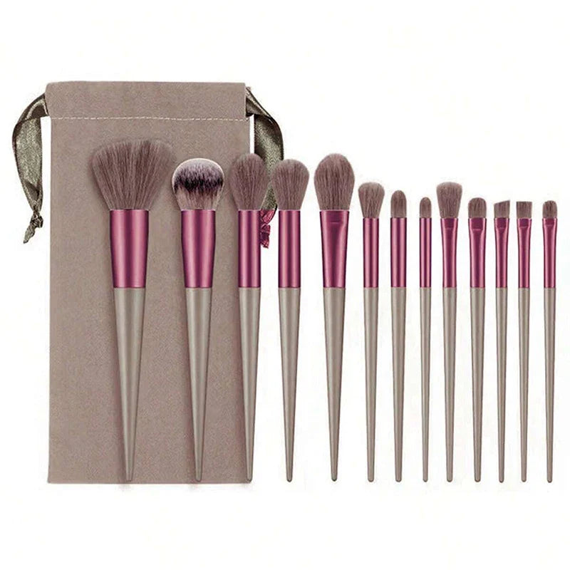 Makeup Brushes Set Eye Shadow Foundation Women Cosmetic Brush Eyeshadow Blush Beauty Soft Make Up Tools Bag