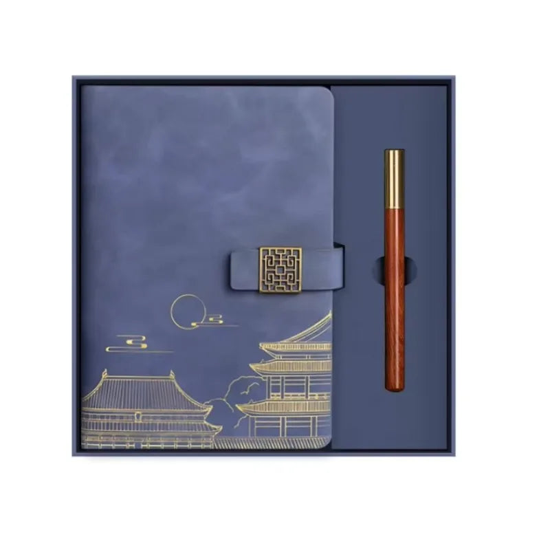Guochao Cultural Creative Thermos Business Holiday Gift Set with Notebook Gift Box Souvenirs