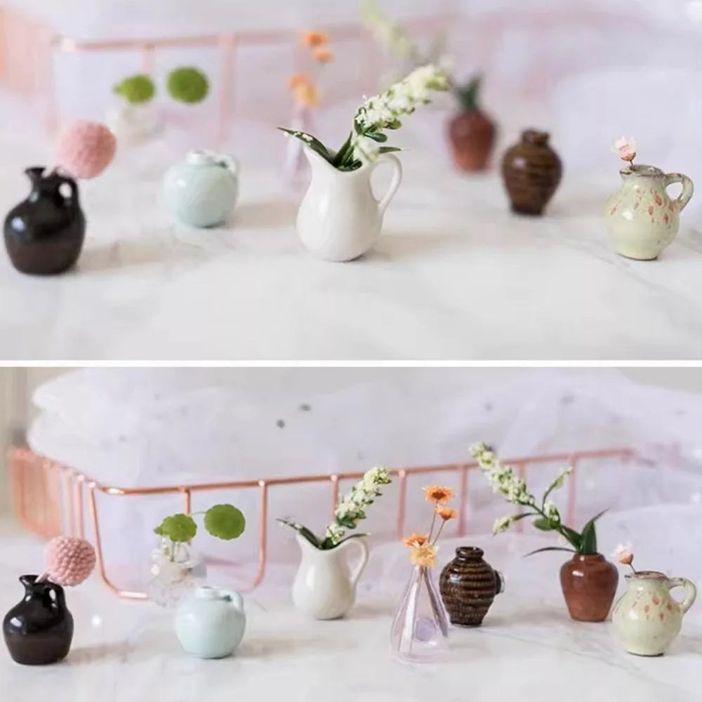 Simulation Mini Vase Fridge Magnets Whiteboard Decoration Durable Vase Magnets for Fridge Home Decor Creative