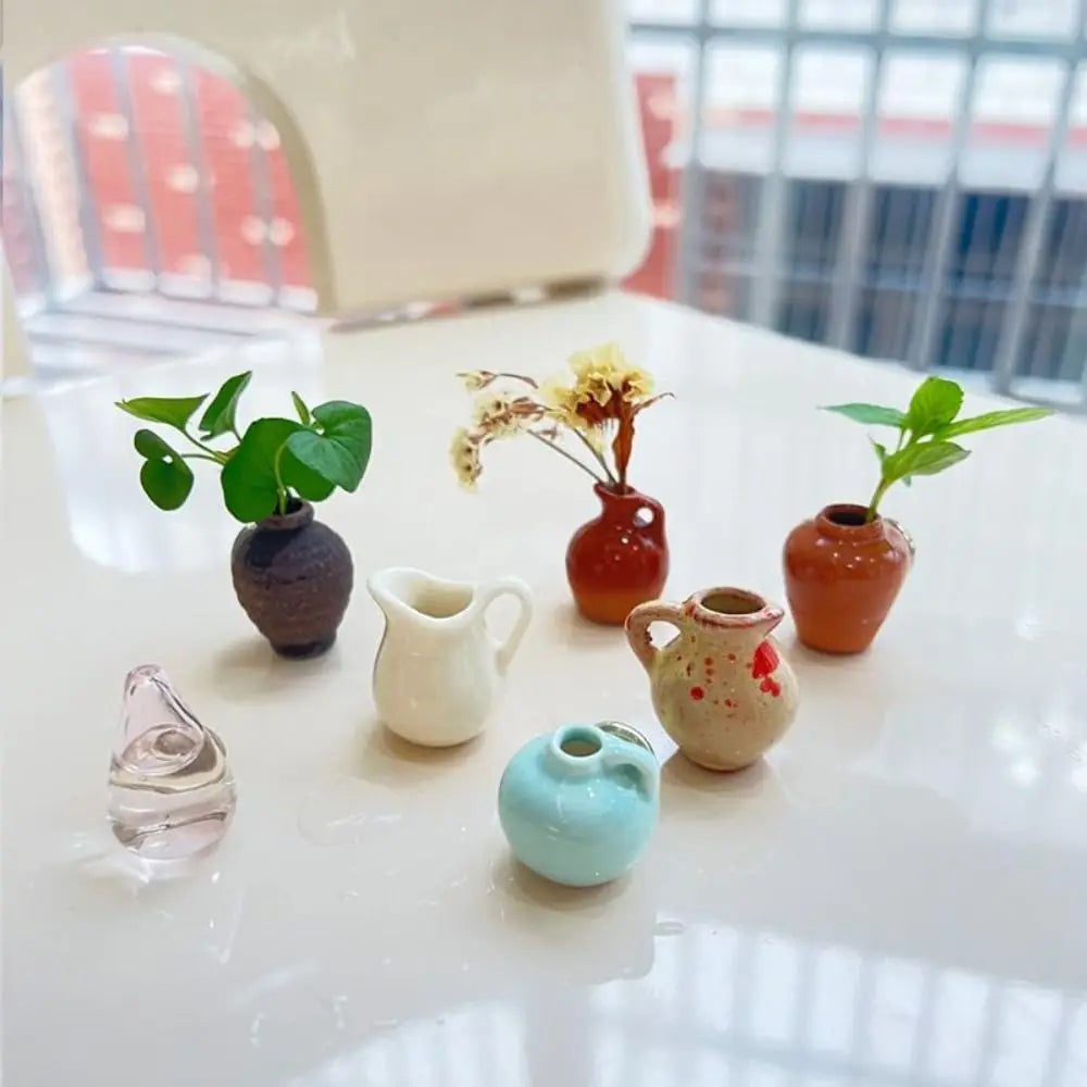 Simulation Mini Vase Fridge Magnets Whiteboard Decoration Durable Vase Magnets for Fridge Home Decor Creative