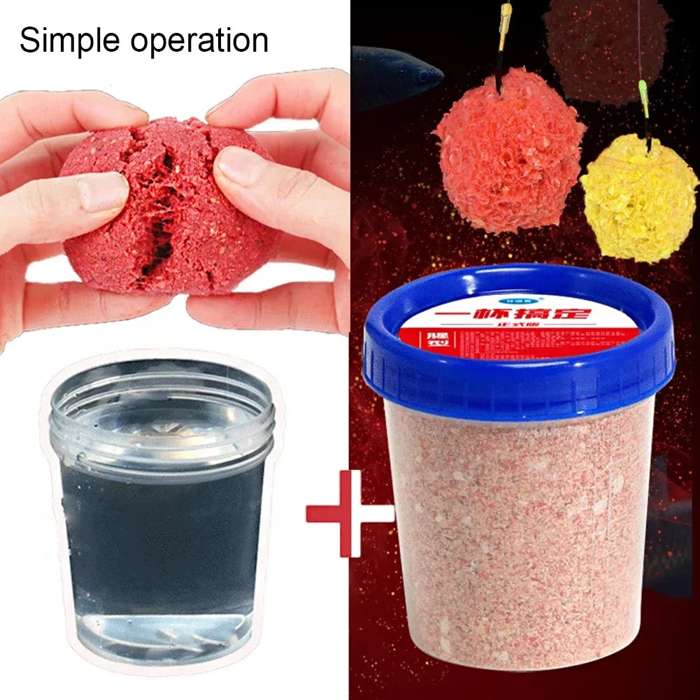 Comprehensive Fishing Bait Efficient Attraction Powdery Composite Bait Stir Powdery Lure for Bait Rapid Prototyping